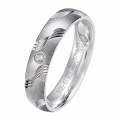 Fashion Design Jewelry Wedding Couple Bands Surgical Steel Ring